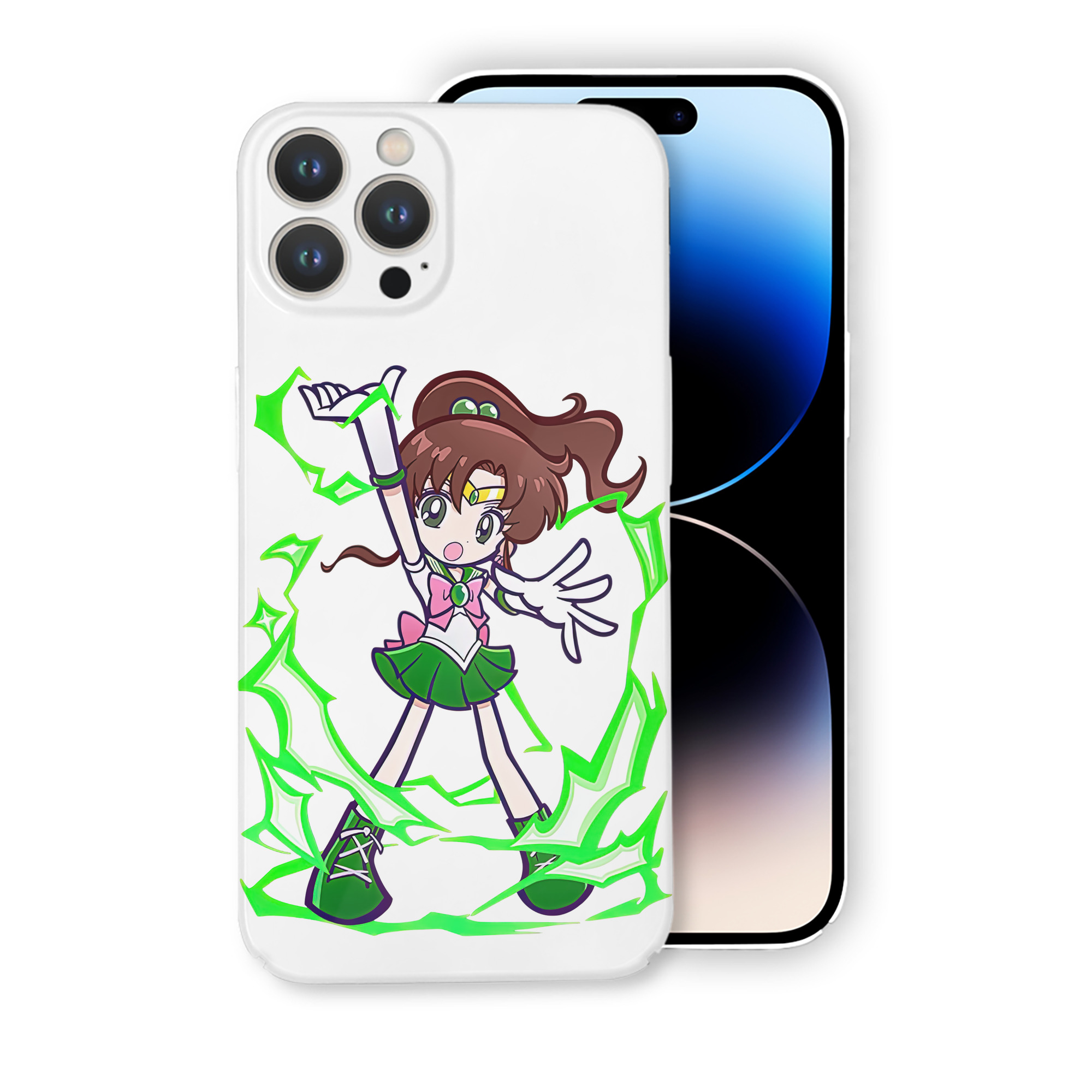 （画像用） 美少女戦士セーラームーン 木野 まこと きの まこと Sailor Moon Kino Makoto （セーラージュピター；Sailor Jupiter） 【iPhone 14シリーズ対応】ハードケース